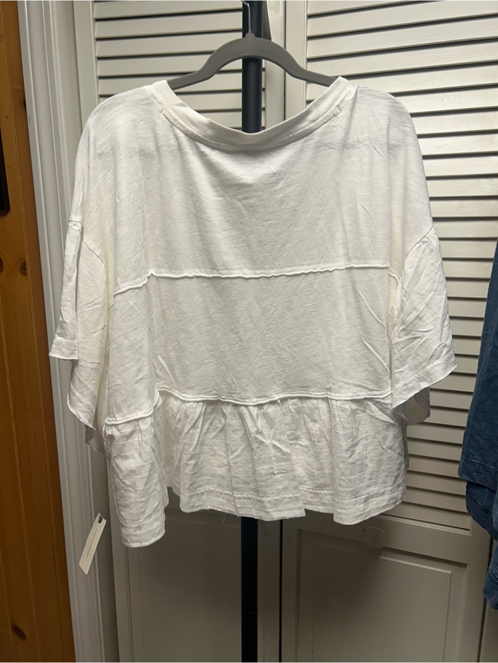 Nwot Pilcro boxy crochet babydoll top - Picture 10 of 10